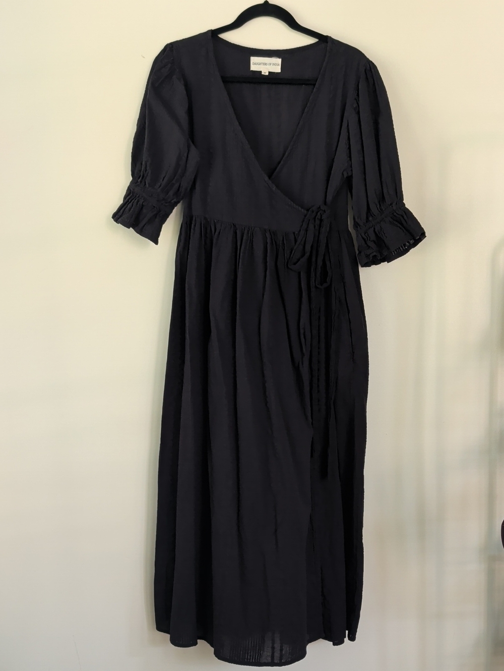 Daughters of India Black Uma Maxi